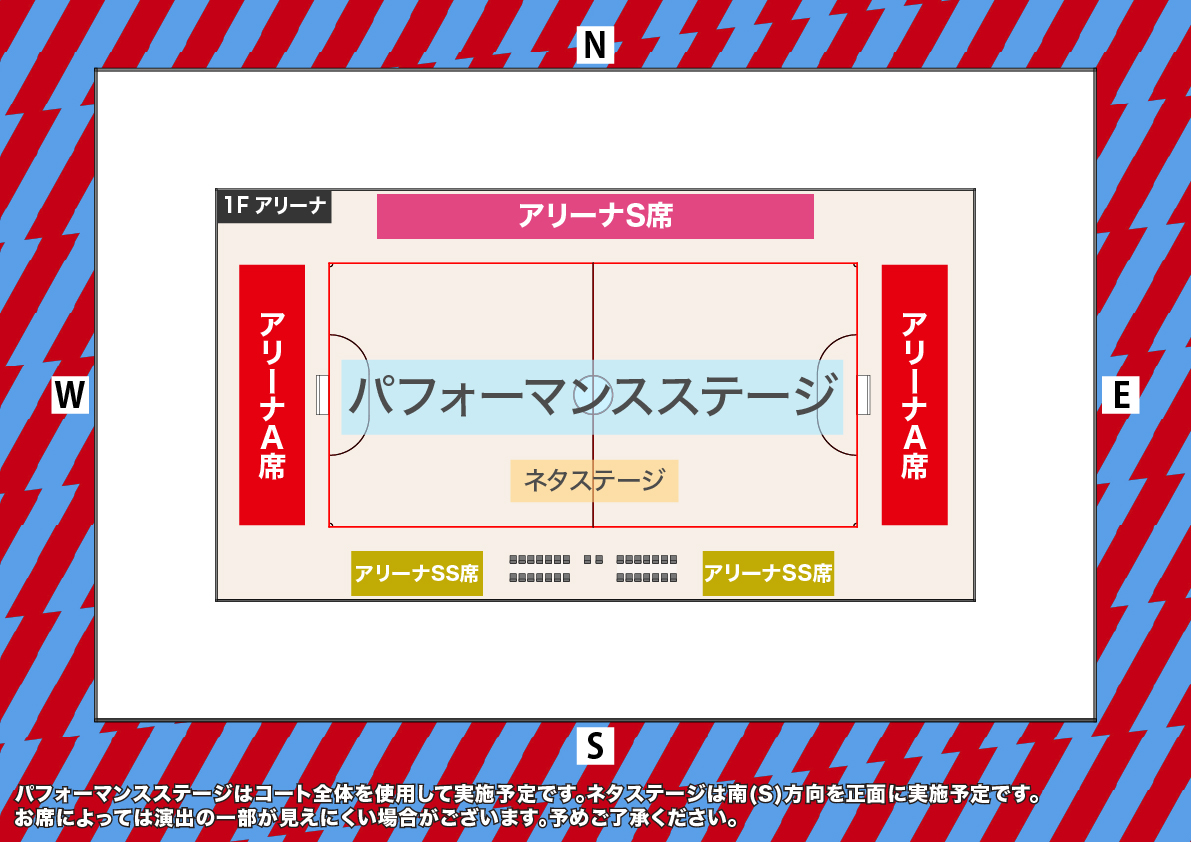 1Fアリーナ席
